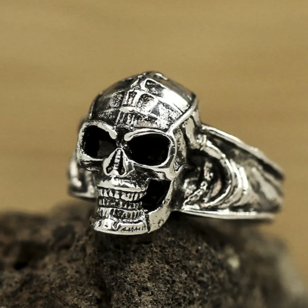 Skull Ring Gothic Punk New Size 10.5 Stainless Steel